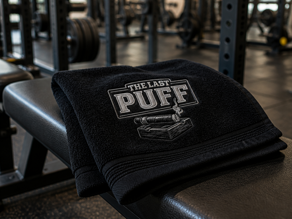 The Last Puff Logo Workout Towel