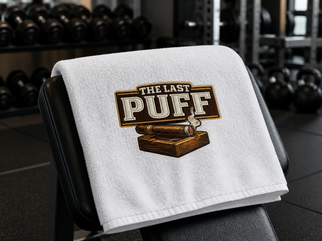 The Last Puff Logo Workout Towel